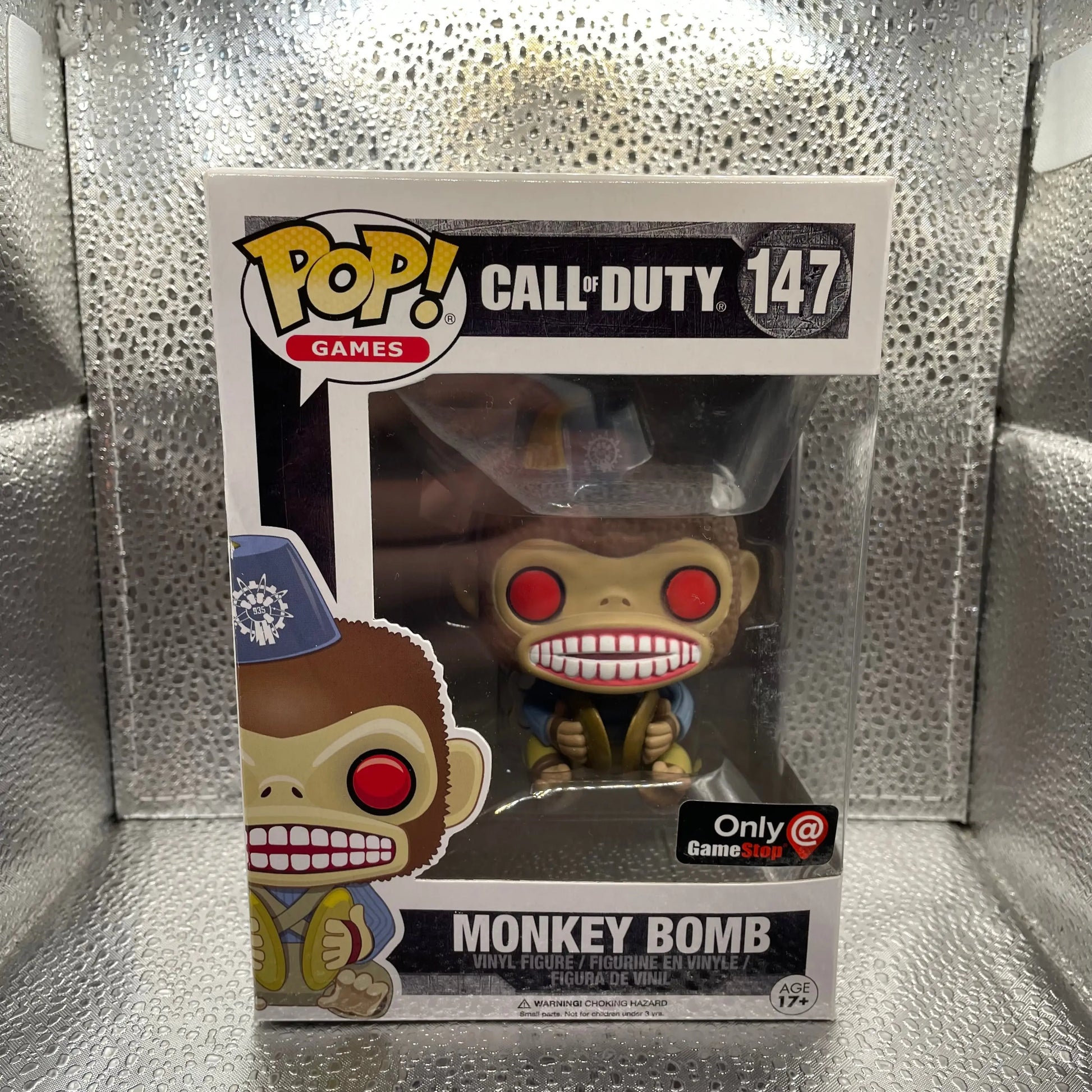 Funko Pop! Vinyl: Call of Duty - Monkey Bomb - GameStop (Exclusive) #147 RARE FRENLY BRICKS - Open 7 Days