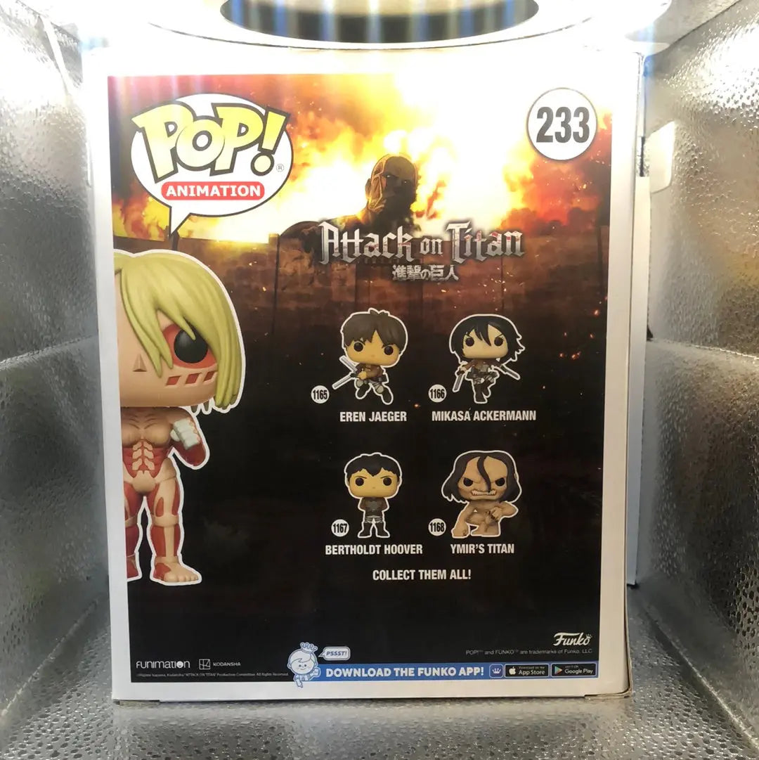 Attack on Titan - Female Titan Glow US Exclusive 6" Pop! Vinyl - FRENLY BRICKS - Open 7 Days