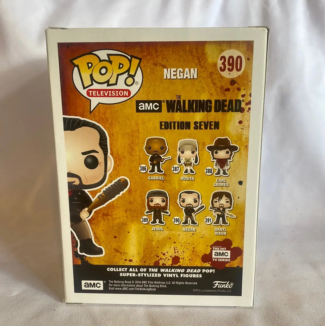 Funko POP! Negan #390 The Walking Dead - FRENLY BRICKS - Open 7 Days