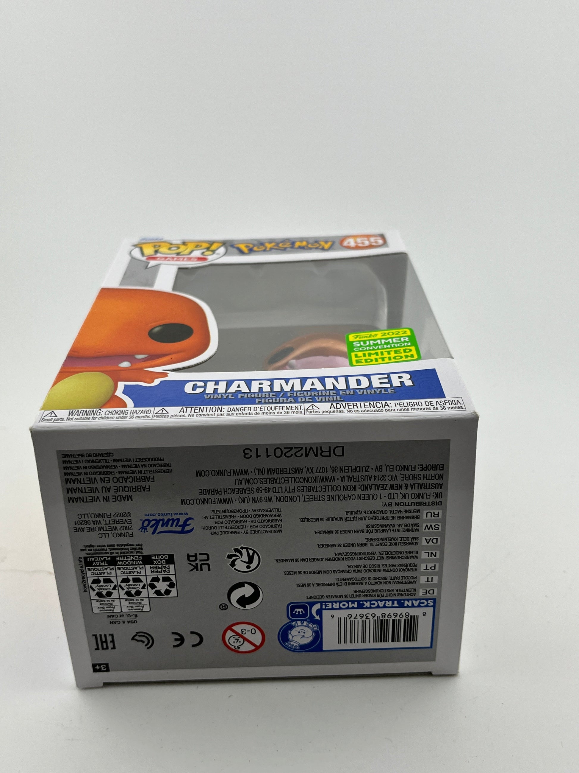Funko POP! Games Pokémon - Charmander #455 - 2022 Summer Convention Limited Edition FRENLY BRICKS - Open 7 Days