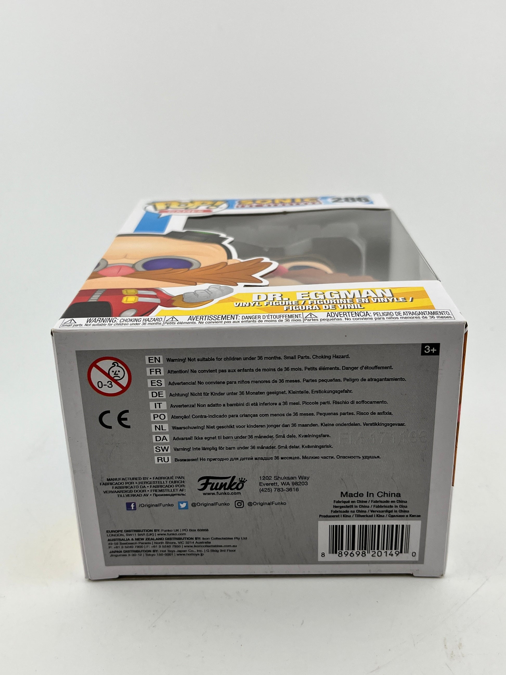 Funko POP! Games Sonic The Hedgehog - Dr. Eggman #286 - Vinyl Collectable FRENLY BRICKS - Open 7 Days