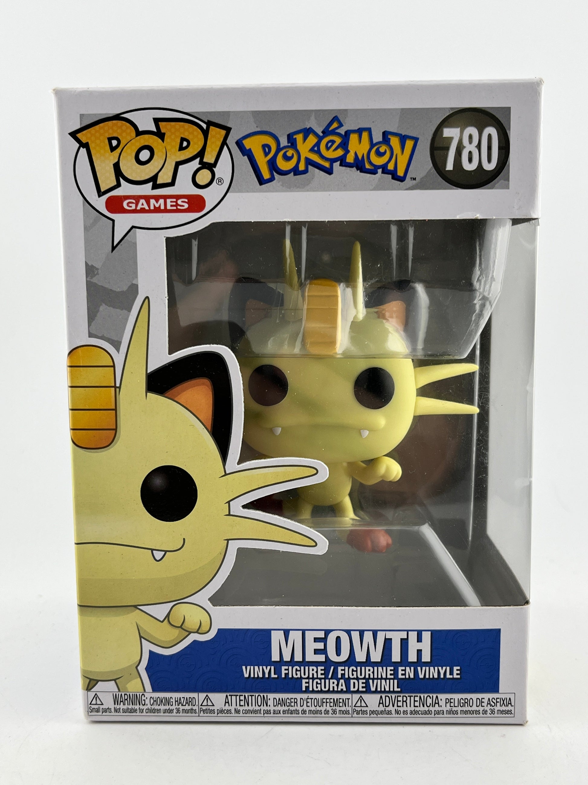 Funko POP! Games Pokémon - Meowth #780 - Vinyl Collectable FRENLY BRICKS - Open 7 Days