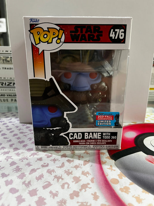 Funko Pop Vinyl Star Wars Cad Bane with Todo 360 #476 FRENLY BRICKS - Open 7 Days
