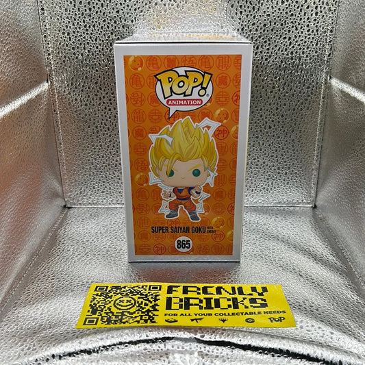 Pop Vinyl Dragon Ball Z 865 Super Saiyan Goku With Energy FRENLY BRICKS - Open 7 Days