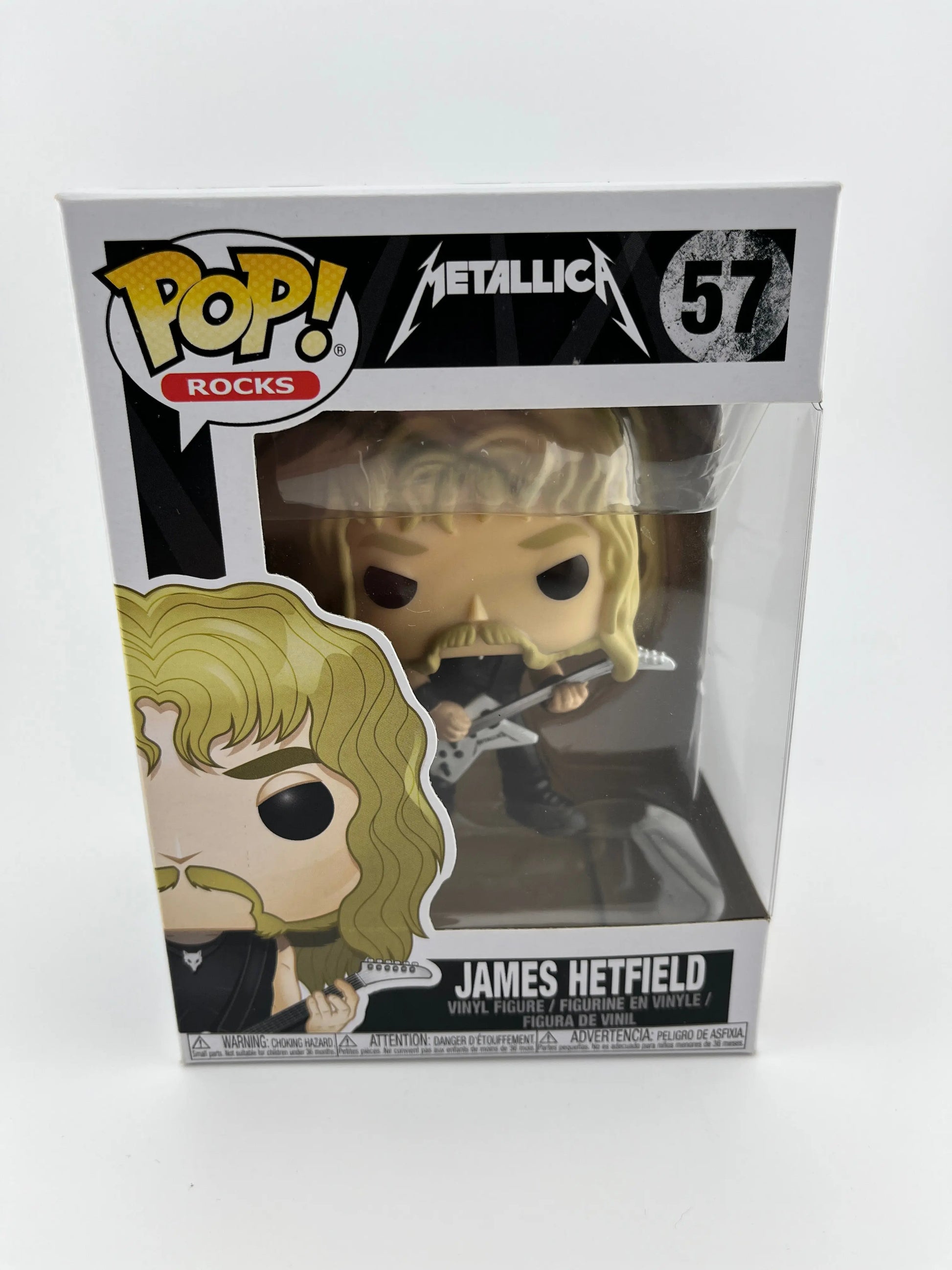 Funko Pop Vinyl Rocks Metallica James Hetfield #57 FRENLY BRICKS - Open 7 Days