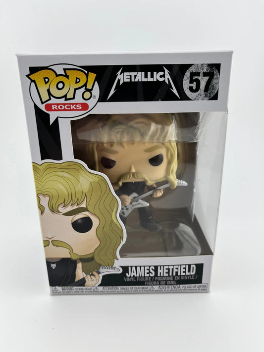 Funko Pop Vinyl Rocks Metallica James Hetfield #57 FRENLY BRICKS - Open 7 Days