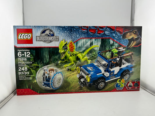 Lego Jurassic World - Dilophosaurus Ambush 75916 - Sealed FRENLY BRICKS - Open 7 Days