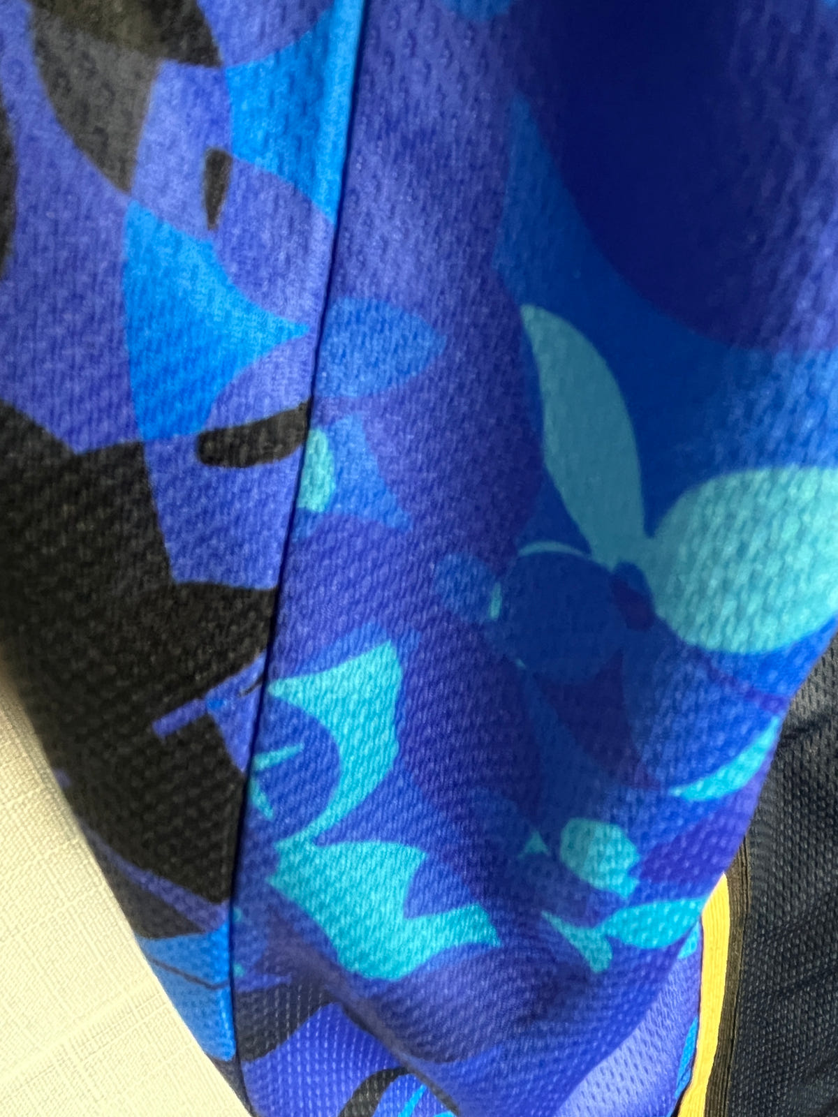 Nippon Baseball Hokkaido Fighters "Nakata #6" Flower Blue Jersey XLarge, photo 19 image 19