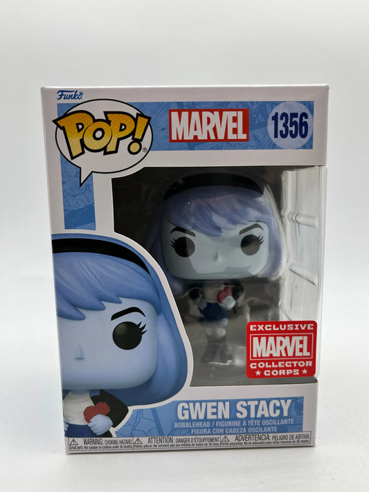 Funko POP! Marvel Gwen Stacy #1456 - Exclusive Collectors Corp FRENLY BRICKS - Open 7 Days