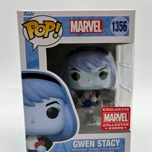 Funko POP! Marvel Gwen Stacy #1456 - Exclusive Collectors Corp FRENLY BRICKS - Open 7 Days
