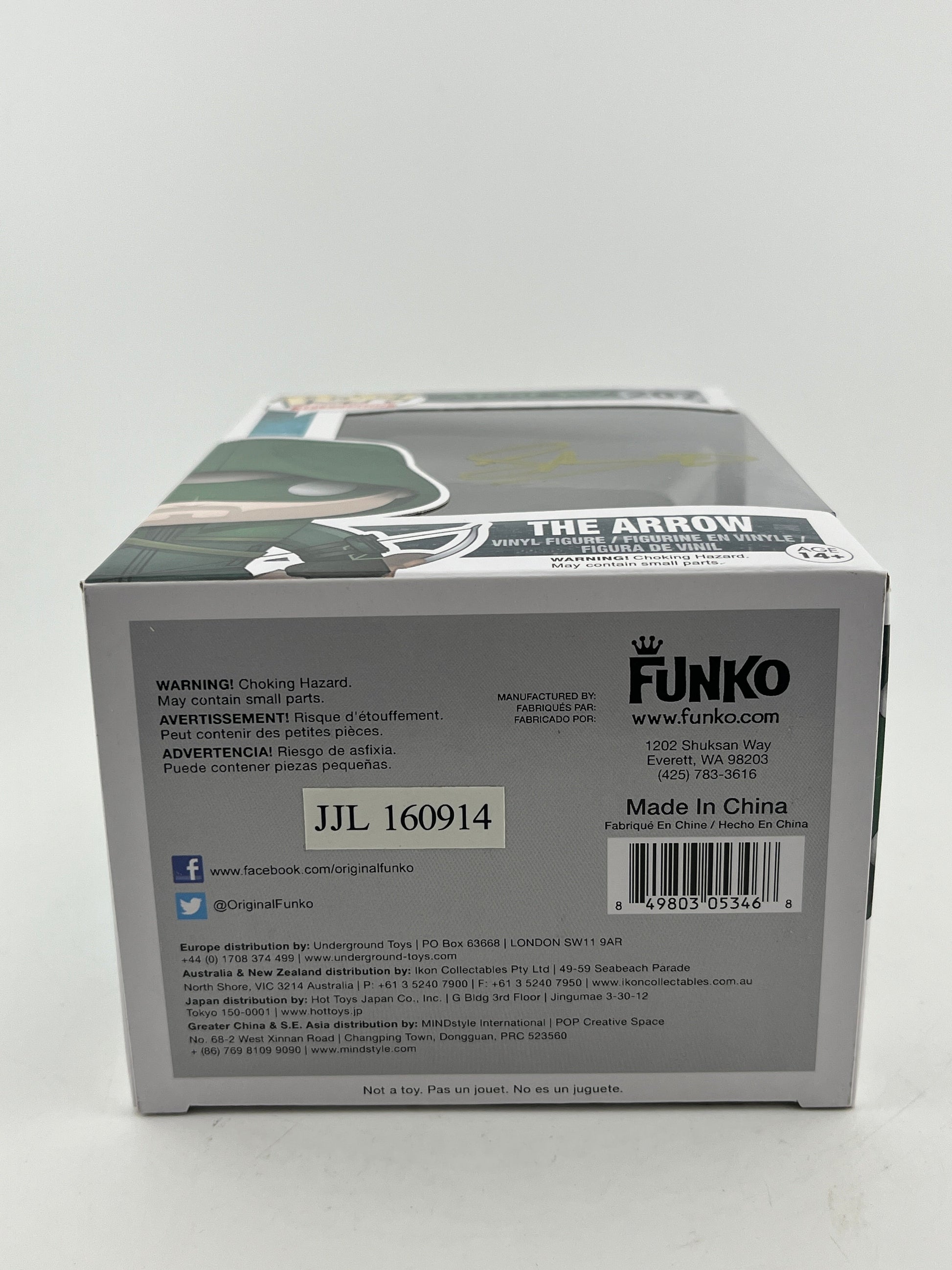 Funko POP! Arrow TV Series - The Arrow #207 - Signed Stephen Amell - No COA FRENLY BRICKS - Open 7 Days