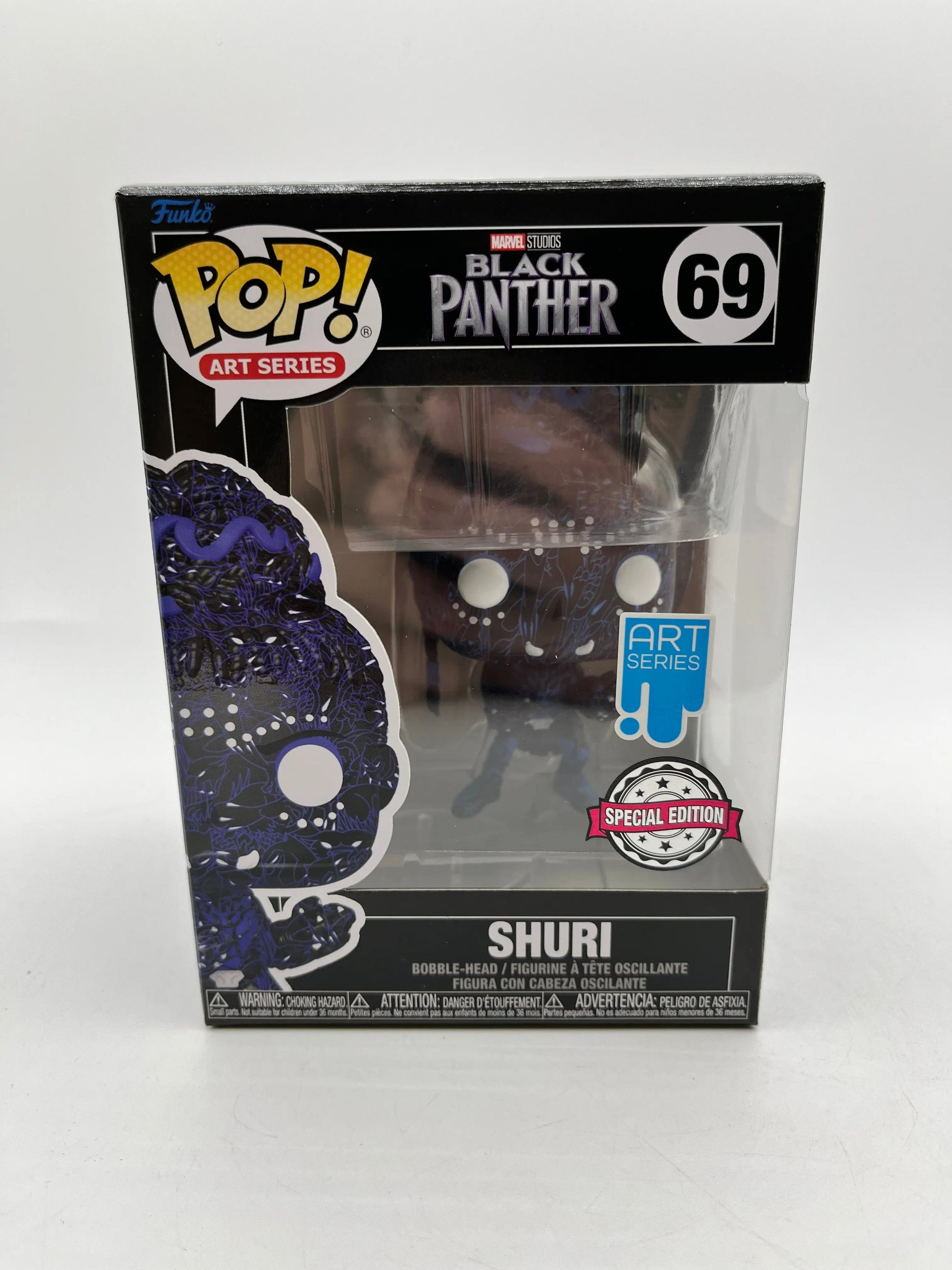 Funko POP! Marvel Art Series Limited Edition Shuri #69 - Vinyl Collectable FRENLY BRICKS - Open 7 Days