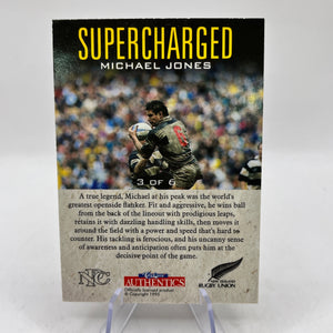 Micheal Jones - Supercharged 3 Of 6 Set - NZ All Blacks FRENLY BRICKS - Open 7 Days