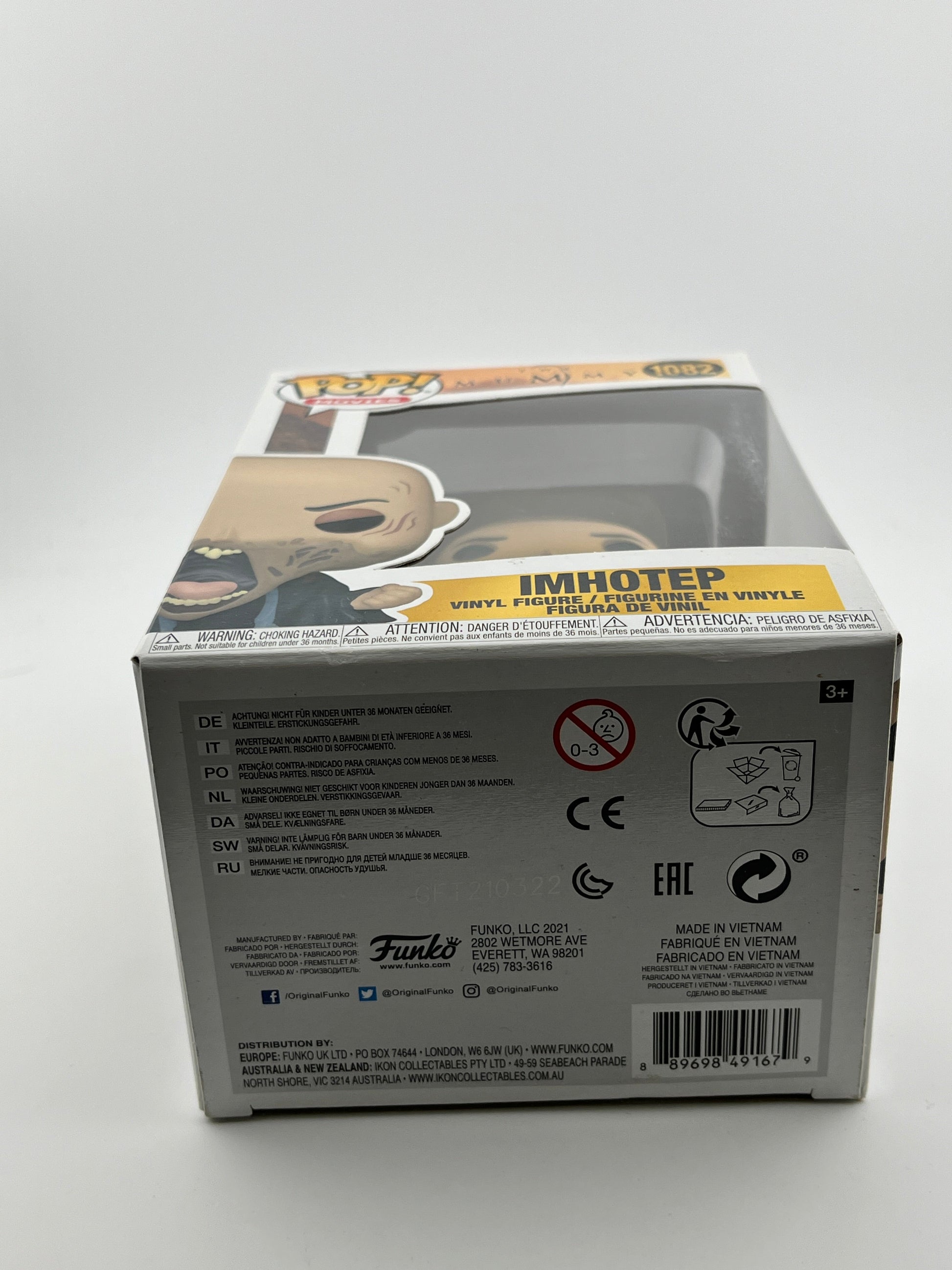 Funko POP! Movies The Mummy - Imhotep #1082 - Vinyl Collectable FRENLY BRICKS - Open 7 Days