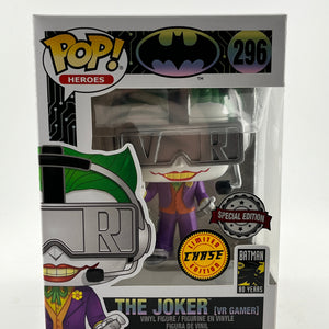 Funko POP! Heroes Batman 80th Anniversary - The Joker (VR Gamer) #296 - Chase FRENLY BRICKS - Open 7 Days