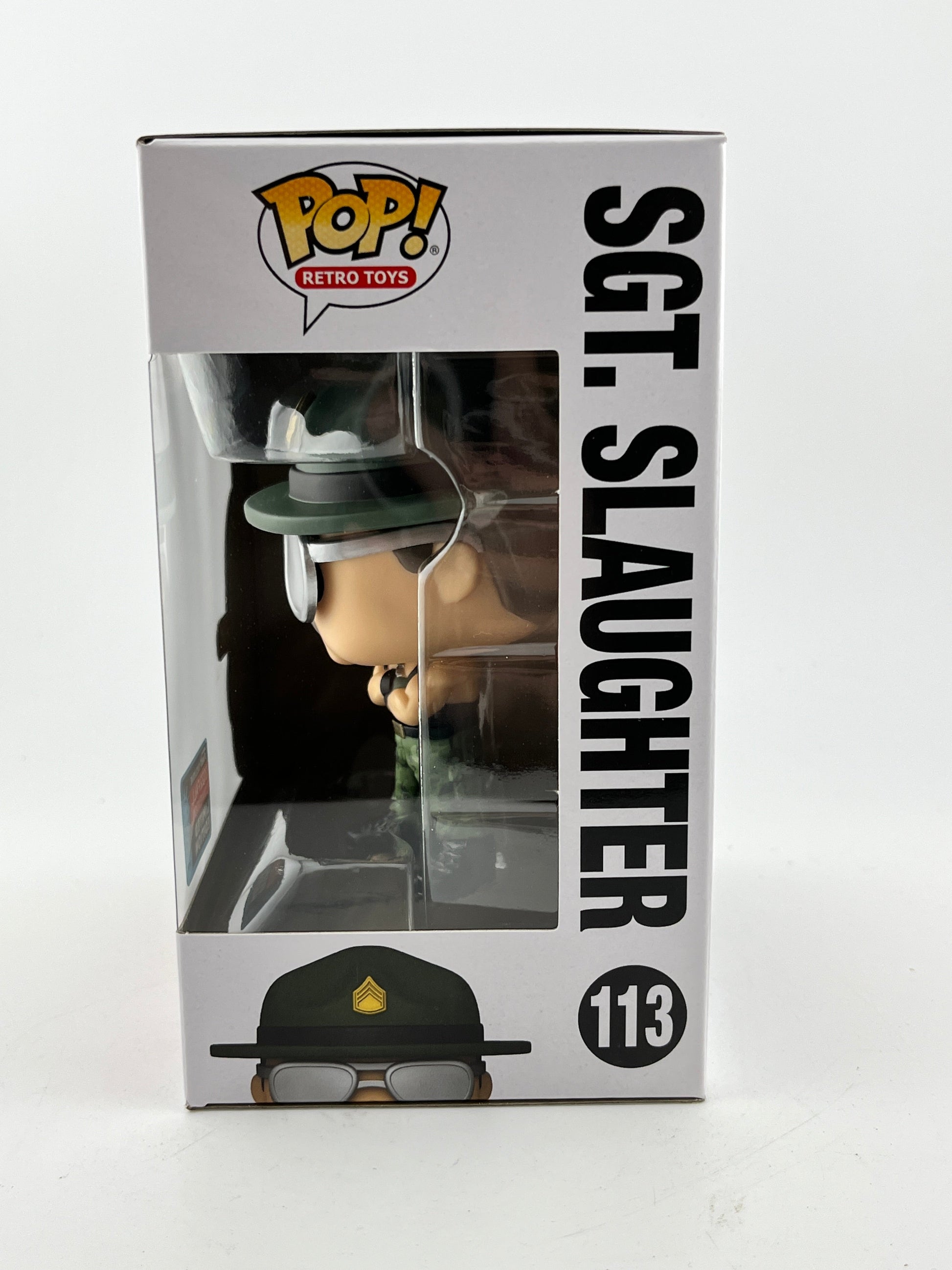 Funko POP! Retro Toys G.I.Joe - Sgt. Slaughter #113 - 2022 Fall Limited Editon FRENLY BRICKS - Open 7 Days