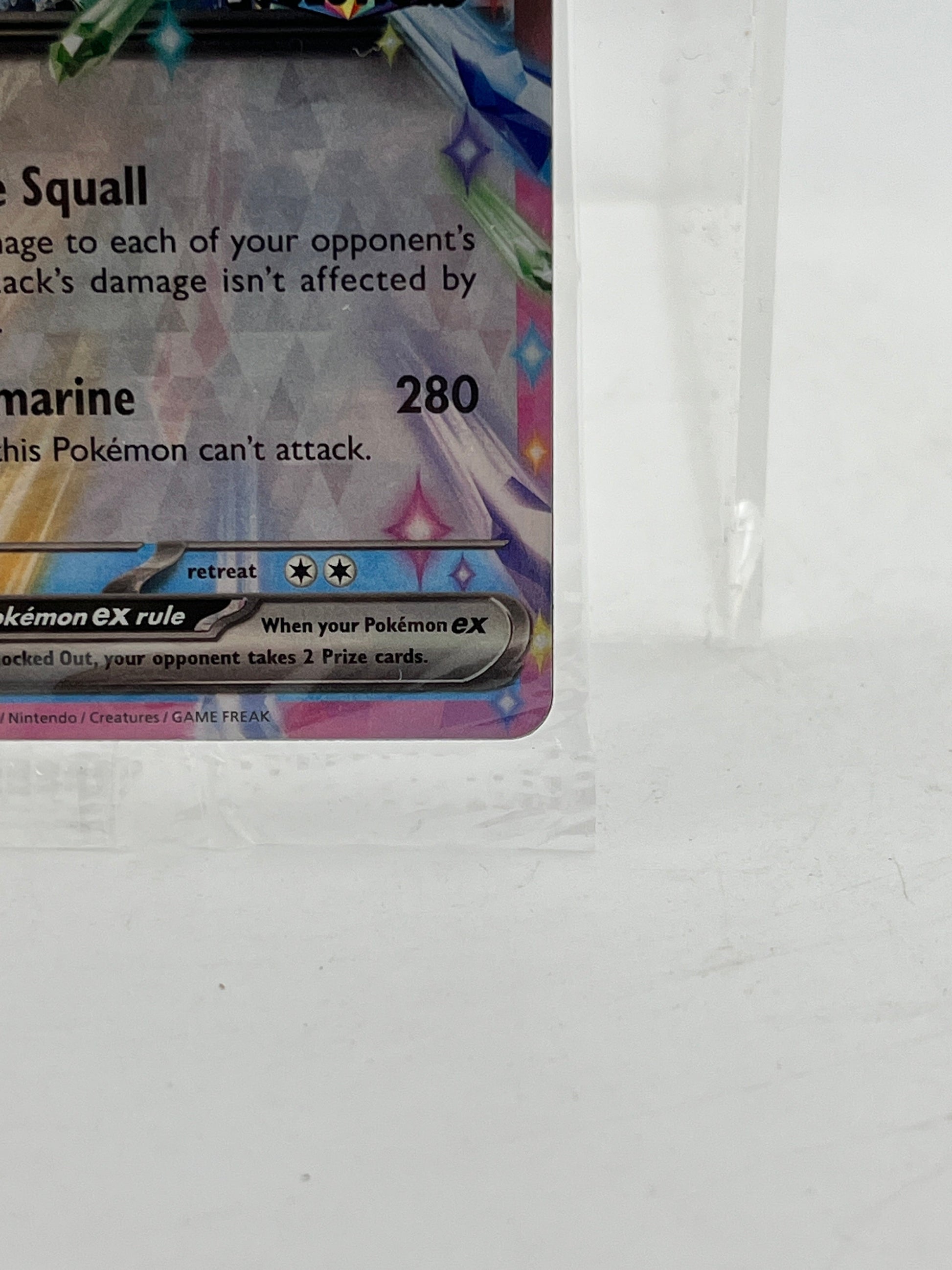 Pokémon Vaporeon EX 023/131 - Prismatic Evolution Scarlet & Violet FRENLY BRICKS - Open 7 Days