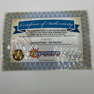 Pokémon Celebrations Ultra Premium Collection Signed Veronica Taylor -Ash Ketchum **Check Description** FRENLY BRICKS - Open 7 Days