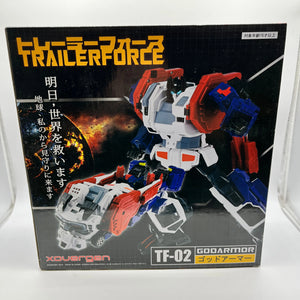 Xovergen Trailerforce God Armor complete TF-02 3rd Party God Bomber - Sealed FRENLY BRICKS - Open 7 Days