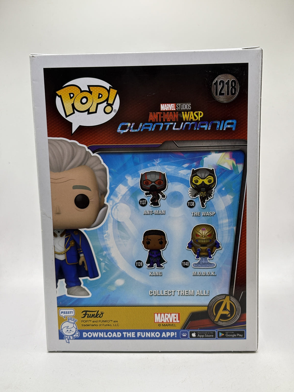Funko POP! Marvel Ant-Man and the Wasp Quantumania #1218 Lord Krylar Bobble-Head 2023 Wondrous Convention Limited Edition — back image 3