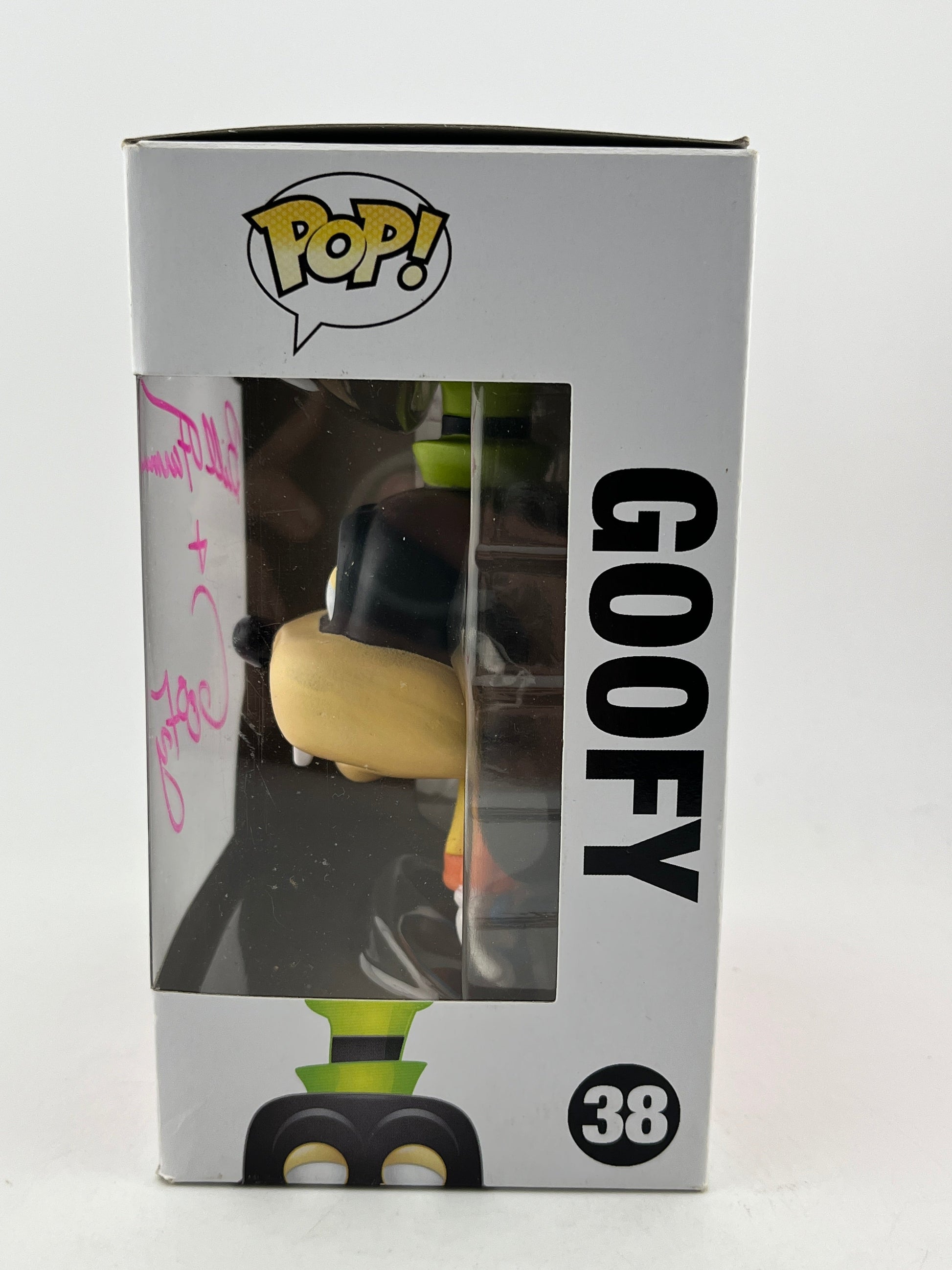 Funko POP! Disney - Goofy #38 - Signed By Bill Farmer - Vinyl Collectable FRENLY BRICKS - Open 7 Days