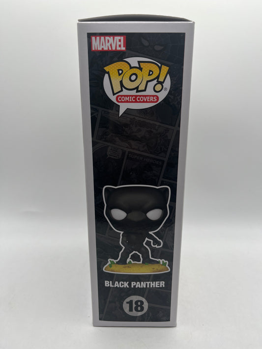 Funko Pop! Comic Book Cover with Case Marvel Black Panther 18 +combinedshipping FRENLY BRICKS - Open 7 Days