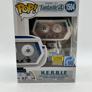 Funko POP! Marvel Fantastic 4 Firs Steps - Herbie #1504 - 2025 Convention Limited Edition FRENLY BRICKS - Open 7 Days