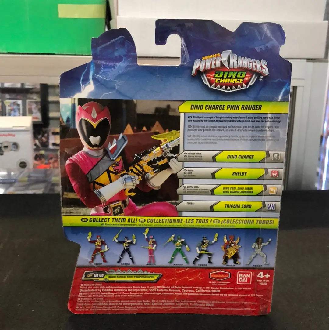 NEW 2014 Power Rangers Dino Charge 5" PINK RANGER Shelby Watkins Action Hero FRENLY BRICKS - Open 7 Days