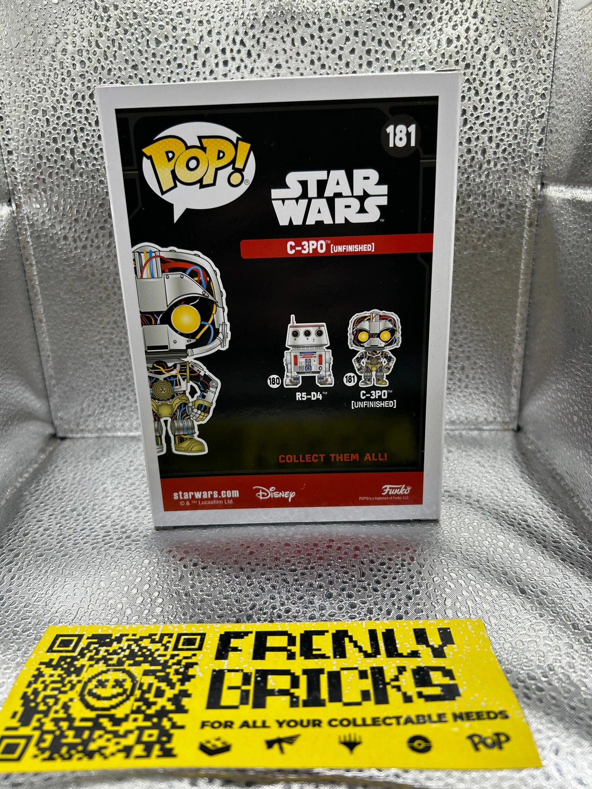 Pop Vinyl #181 Star Wars C-3PO FRENLY BRICKS - Open 7 Days