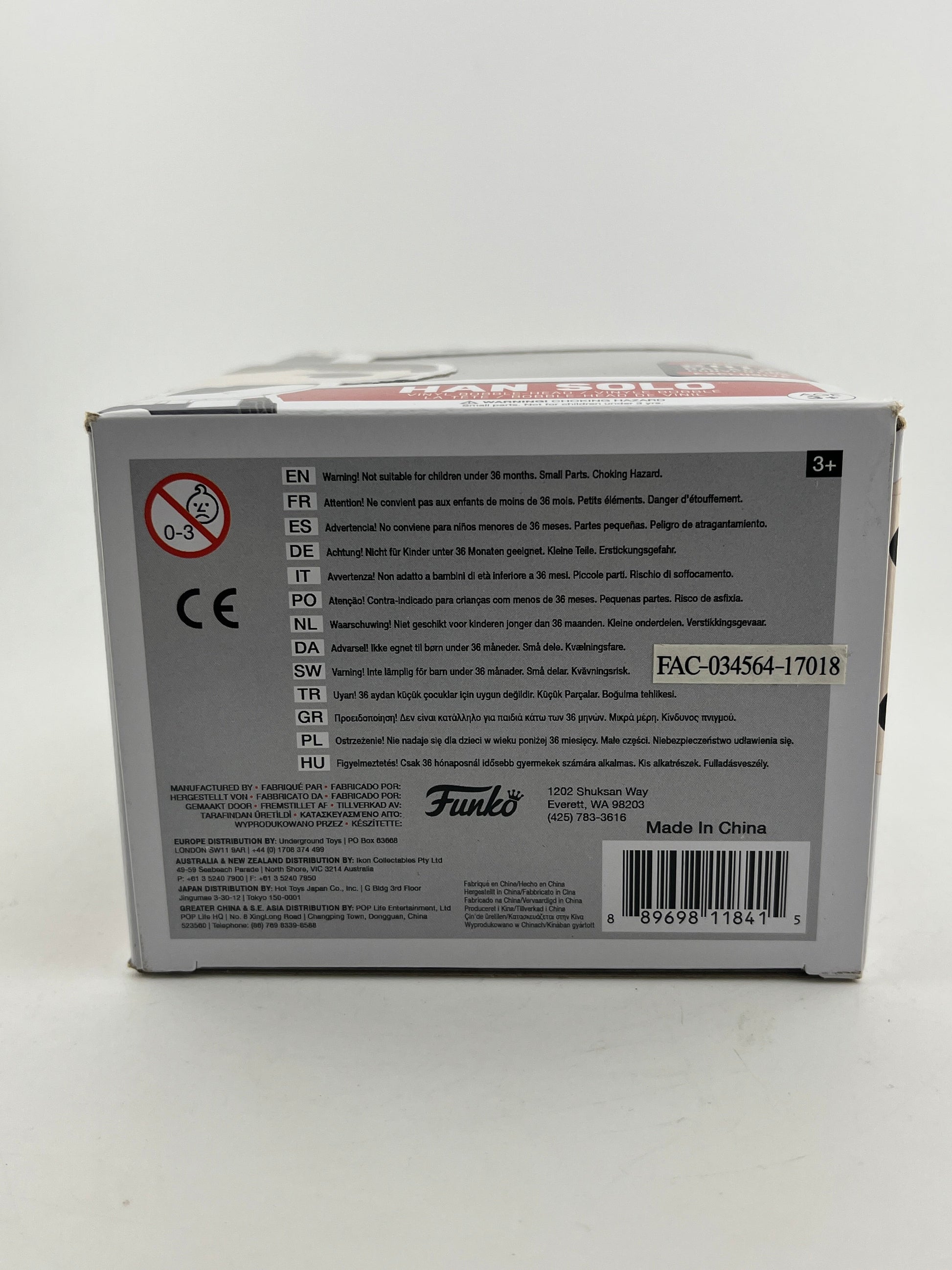 Funko POP! Star Wars - Han Solo #169 - 2017 Convention Exclusive FRENLY BRICKS - Open 7 Days