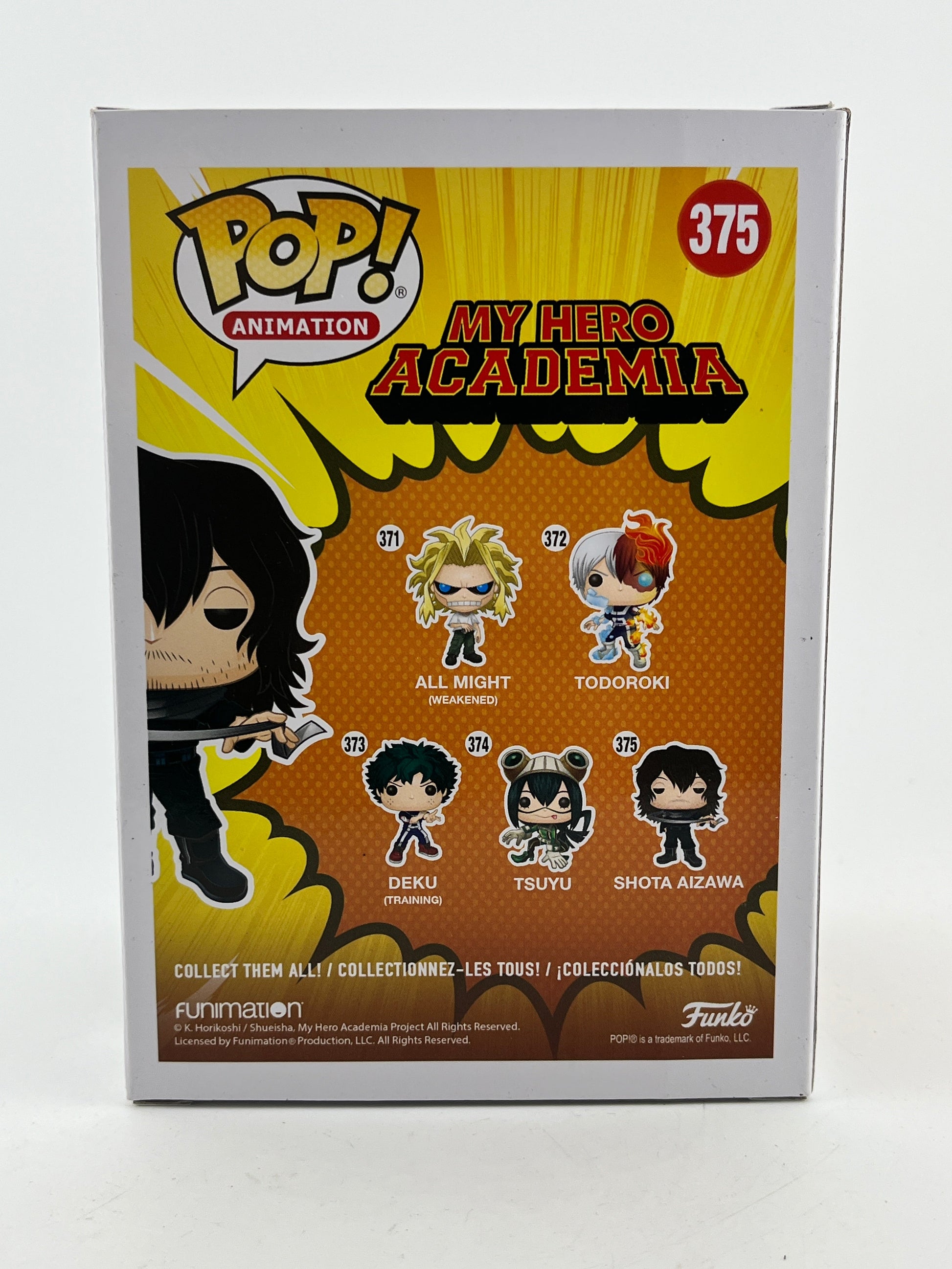 Funko POP! Animation My Hero Academia - Shota Aizawa #375       - Vinyl Collectable FRENLY BRICKS - Open 7 Days