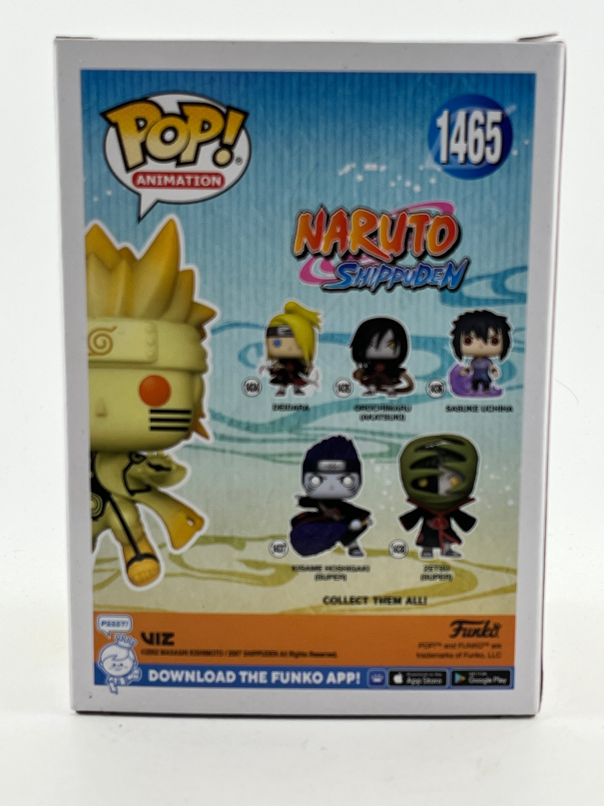 Funko POP! Animation Naruto Shippuden - Naruto Uzumaki (Kurama Link Mode) #1465 - Vinyl Collectable FRENLY BRICKS - Open 7 Days