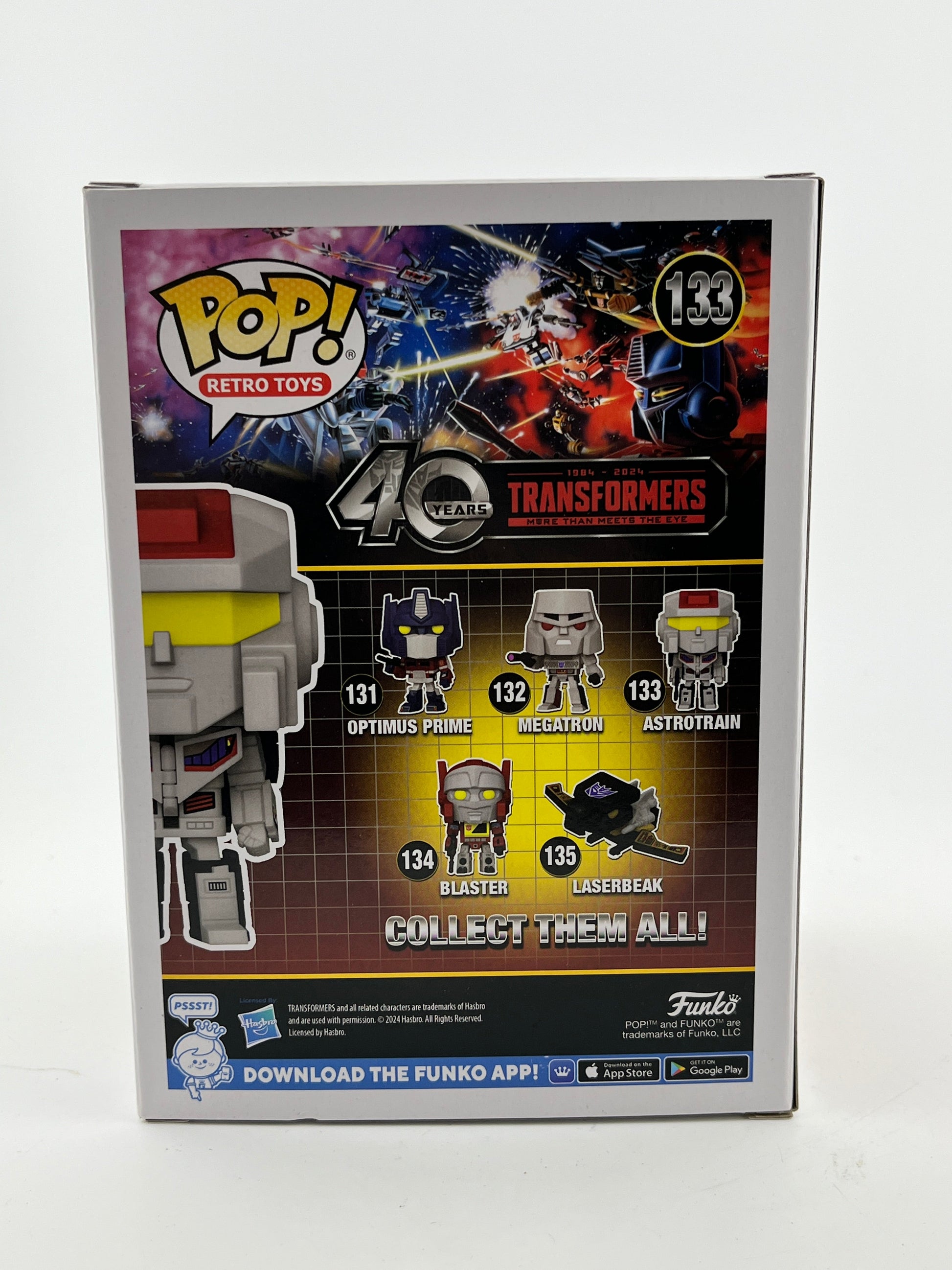 Funko POP! Retro Toys Transformers 40th Anniversary - Astrotrain #133 - Vinyl Collectable FRENLY BRICKS - Open 7 Days