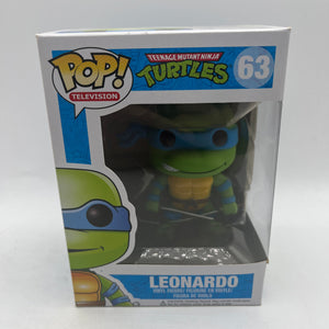 Funko POP! Television Teenage Mutant Ninja Turtles - Leonardo #63 Vinyl Figure FRENLY BRICKS - Open 7 Days