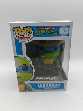 Funko POP! Television Teenage Mutant Ninja Turtles - Leonardo #63 Vinyl Figure FRENLY BRICKS - Open 7 Days