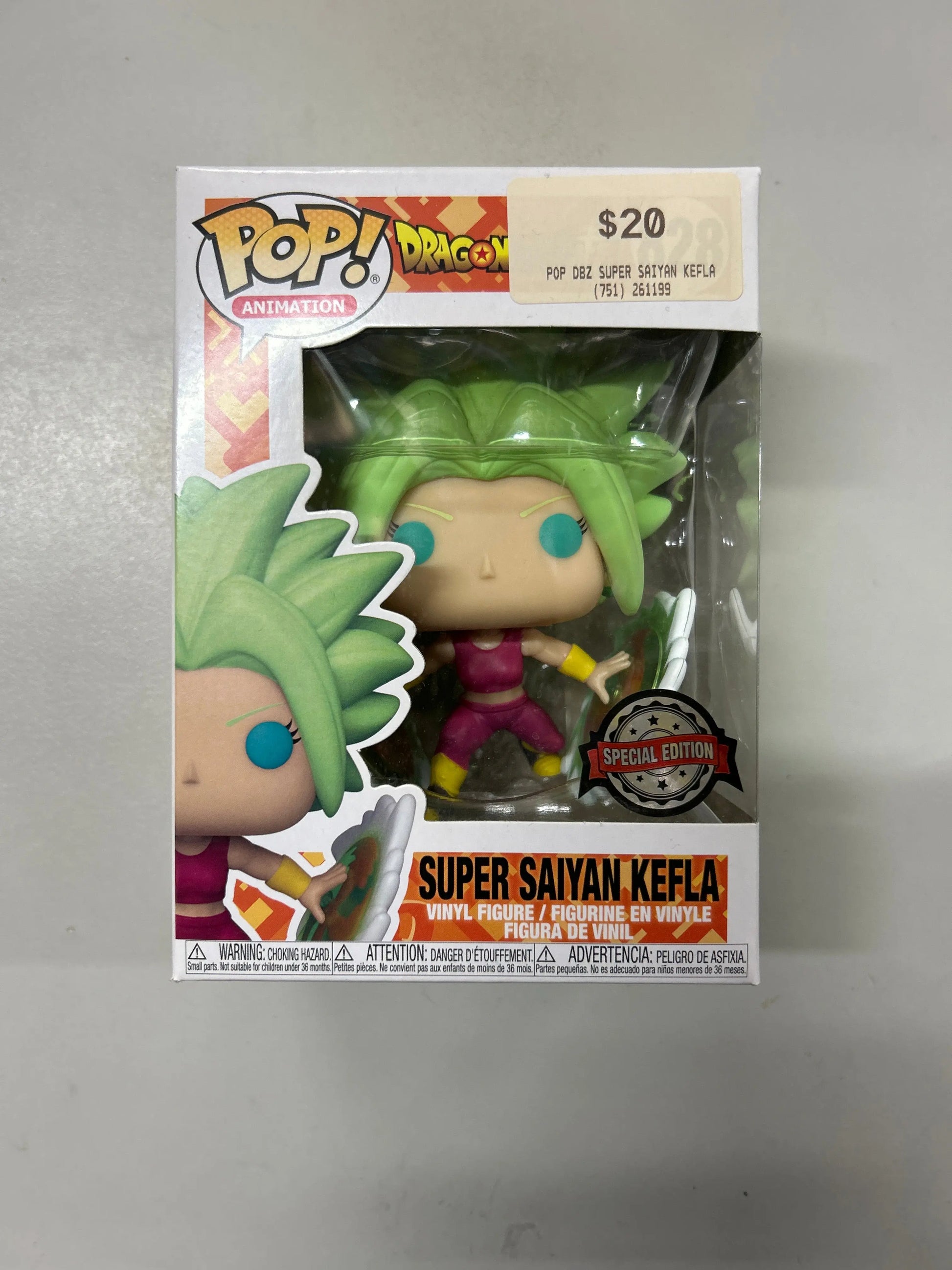 Pop Vinyl Super Saiyan Kefla #828  Dragon Ball Super FRENLY BRICKS - Open 7 Days