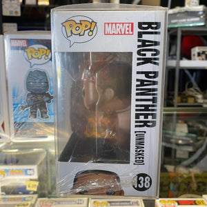 Funko POP! Marvel civil war captain America #138 Black panther (unmasked) FRENLY BRICKS - Open 7 Days