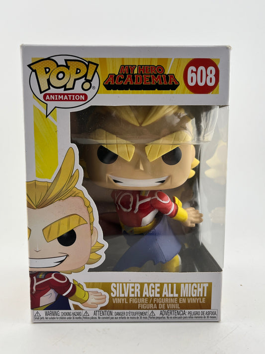 Funko POP! Animation My Hero Academia - Silver Age All Might #608 - Vinyl Collectable FRENLY BRICKS - Open 7 Days
