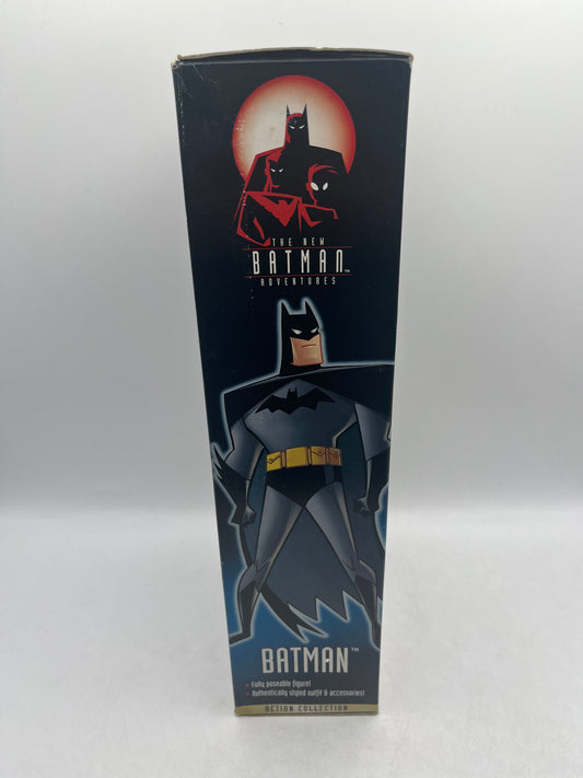 1997 Kenner The New Batman Adventures - 12" BATMAN with Firing Batarang FRENLY BRICKS - Open 7 Days
