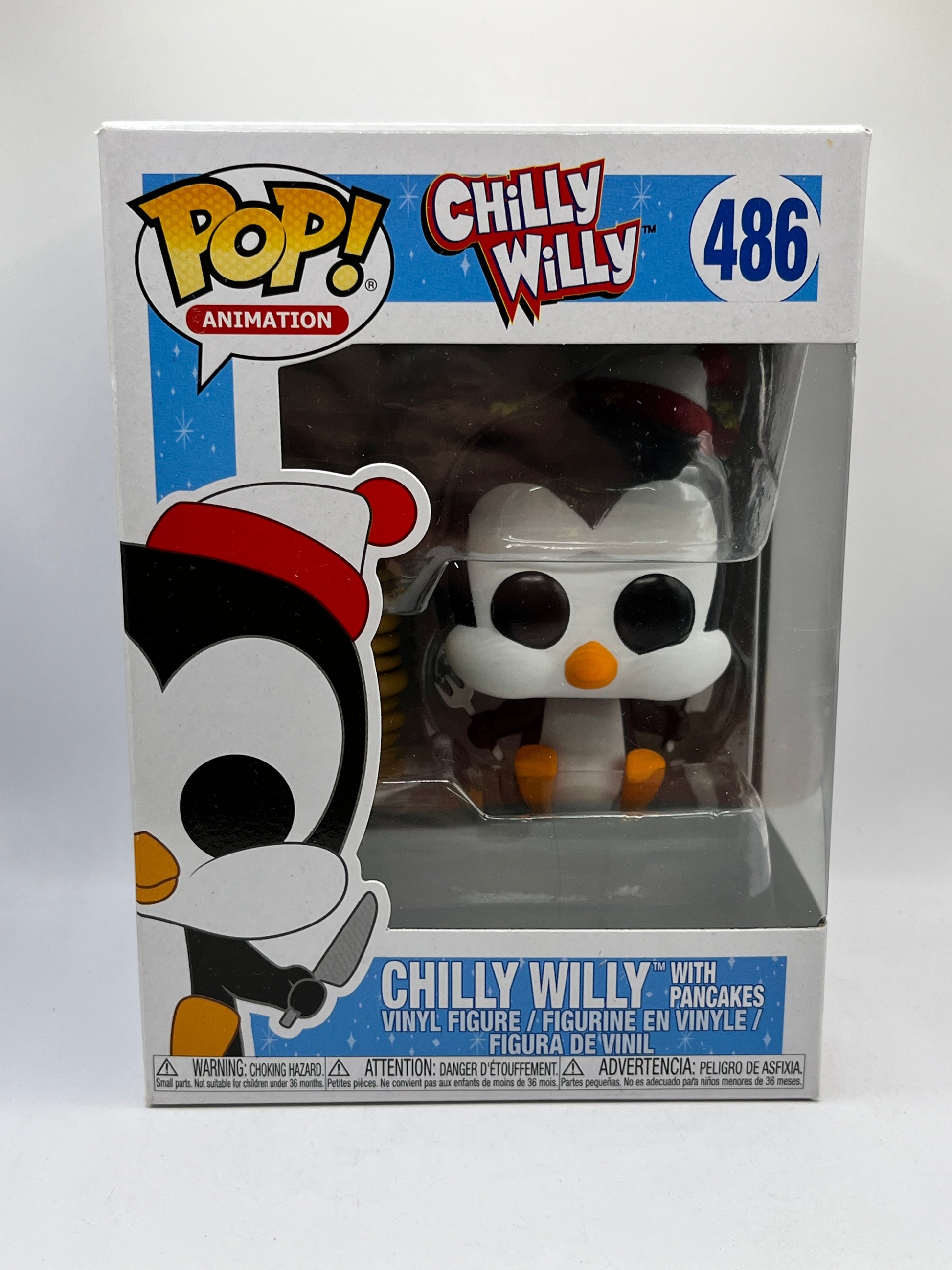 Funko POP! Animation Chilly Willy - Chilly Willy With Pancakes #486 - Vinyl Collectable FRENLY BRICKS - Open 7 Days