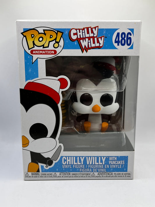 Funko POP! Animation Chilly Willy - Chilly Willy With Pancakes #486 - Vinyl Collectable FRENLY BRICKS - Open 7 Days