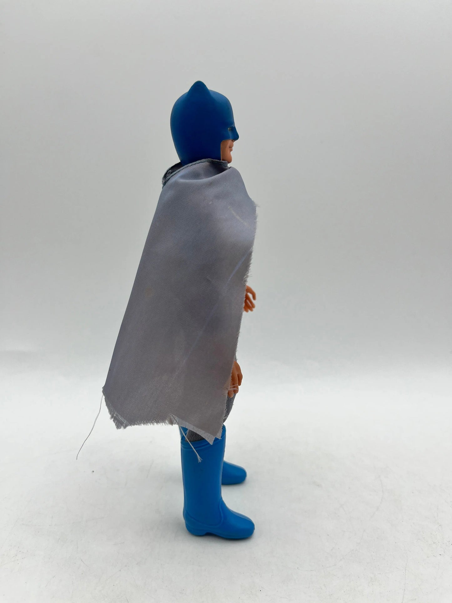 VTG 1972 1974 DC Comic 8.5” Mego Batman Figure Blue Boots Jumpsuit Sticker - No Gloves FRENLY BRICKS - Open 7 Days