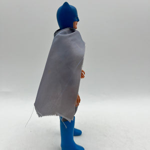 VTG 1972 1974 DC Comic 8.5” Mego Batman Figure Blue Boots Jumpsuit Sticker - No Gloves FRENLY BRICKS - Open 7 Days