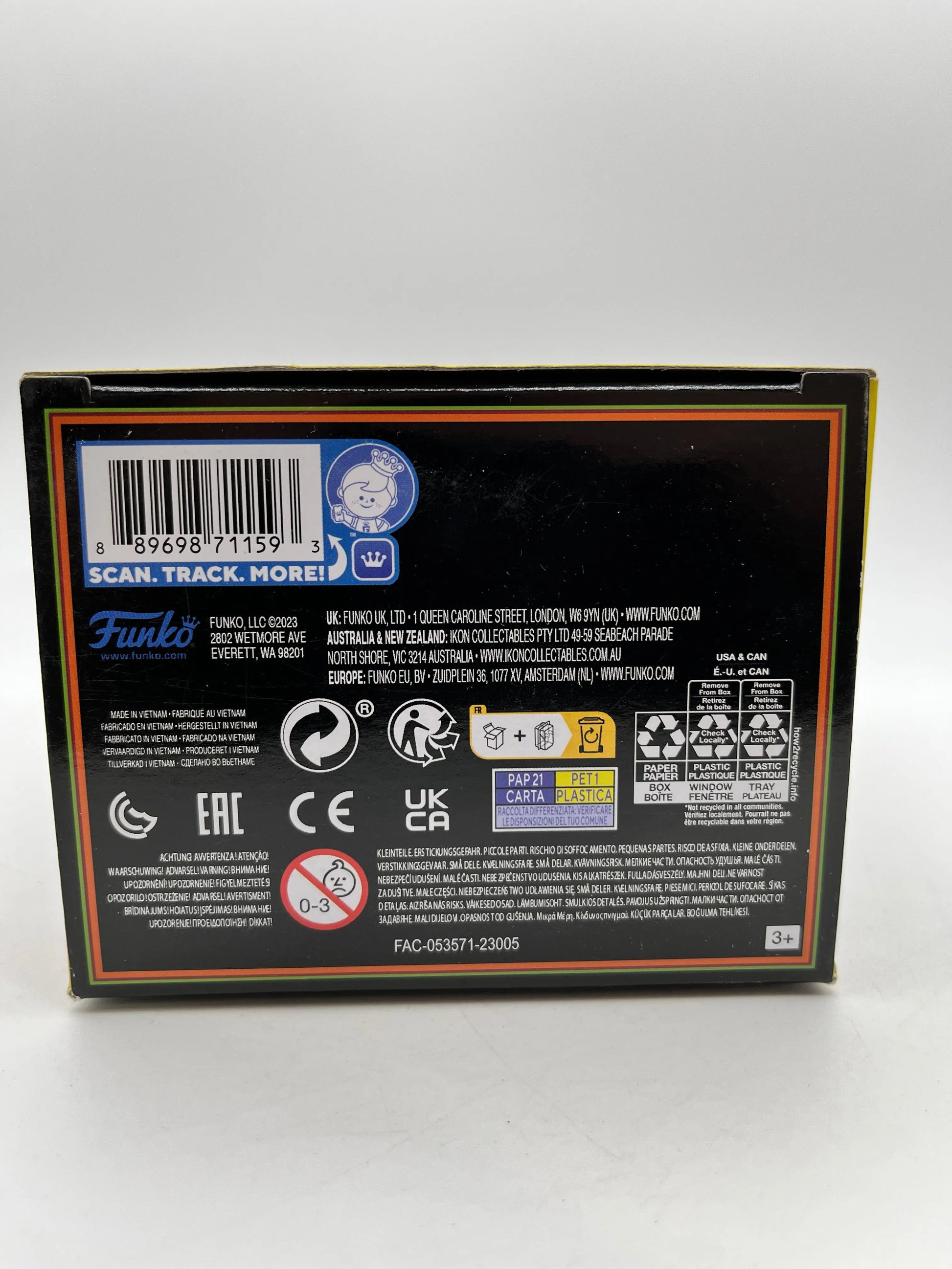 Funko POP! Marvel Guardians Of The Galaxy Vol. 3 Rocket #1241 - Special Black Light Edition FRENLY BRICKS - Open 7 Days