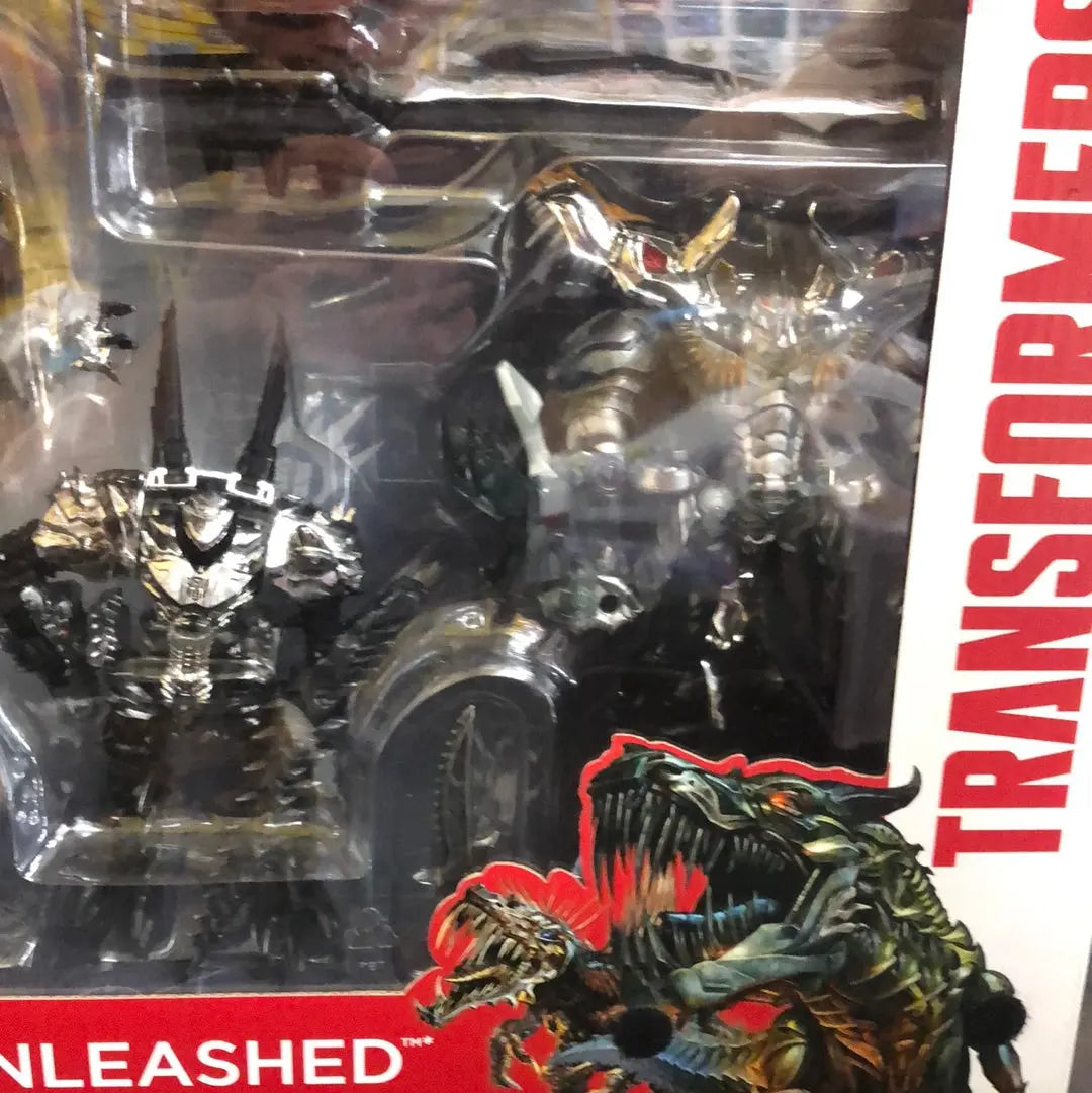 RARE Hasbro Transformers Age of Extinction Dinobots Unleashed - Platinum Edition FRENLY BRICKS - Open 7 Days