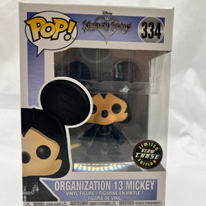 Funko POP! Disney Kingdom Hearts Organisation 13 Mickey #334 - Glow Chase Edition FRENLY BRICKS - Open 7 Days