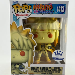 Funko POP! Naruto - Minato Namikaze (Nine Tail Chakra Mode) #1413 - Exclusive FRENLY BRICKS - Open 7 Days