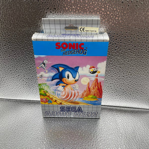 Sonic the Hedgehog BOX & MANUAL ONLY Game Gear PAL Australian Copy Mint Box FRENLY BRICKS - Open 7 Days