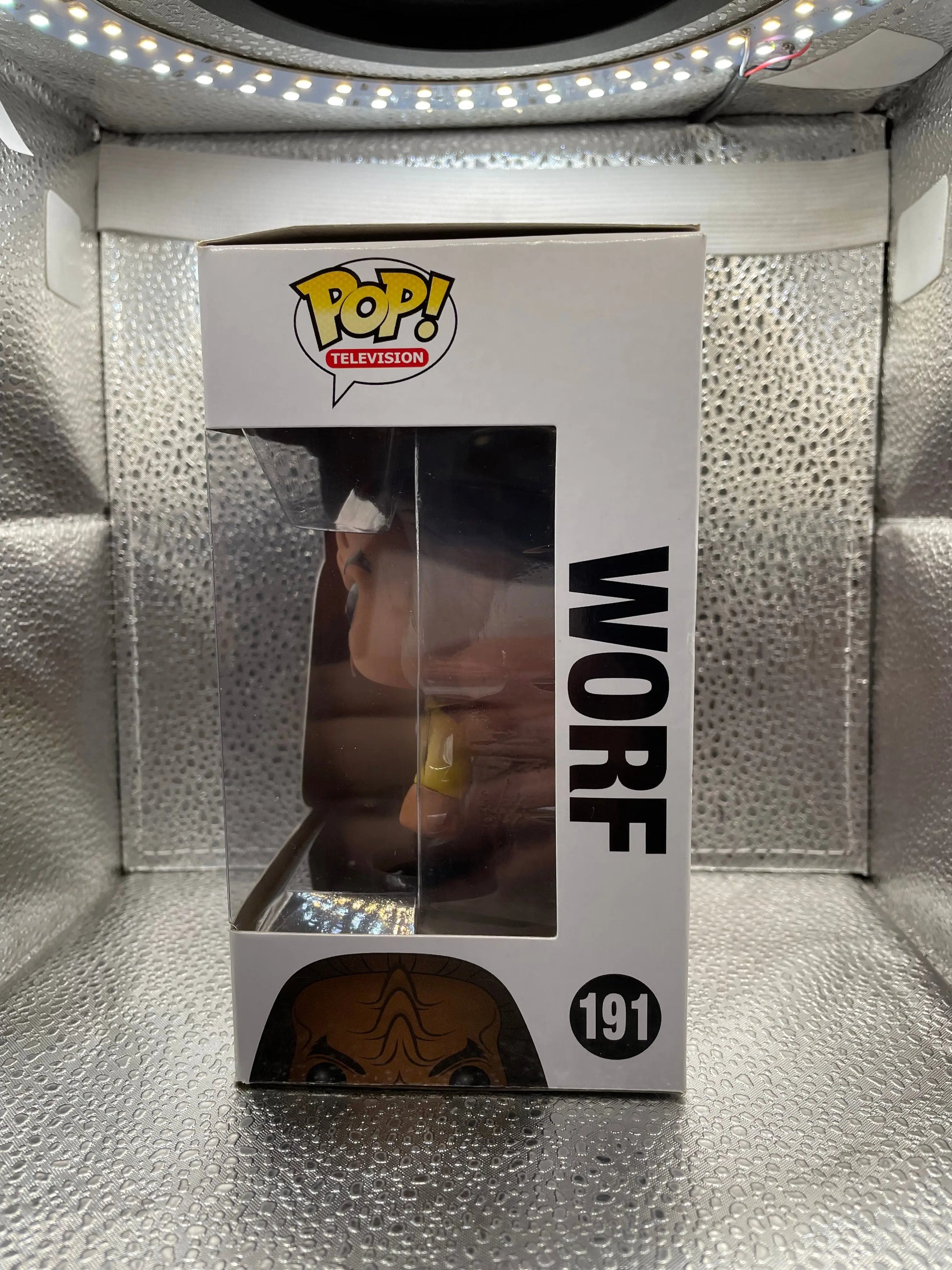 Funko Pop Television Vinyl Worf #191 Star Trek The Next Generation Boxed Worn FRENLY BRICKS - Open 7 Days