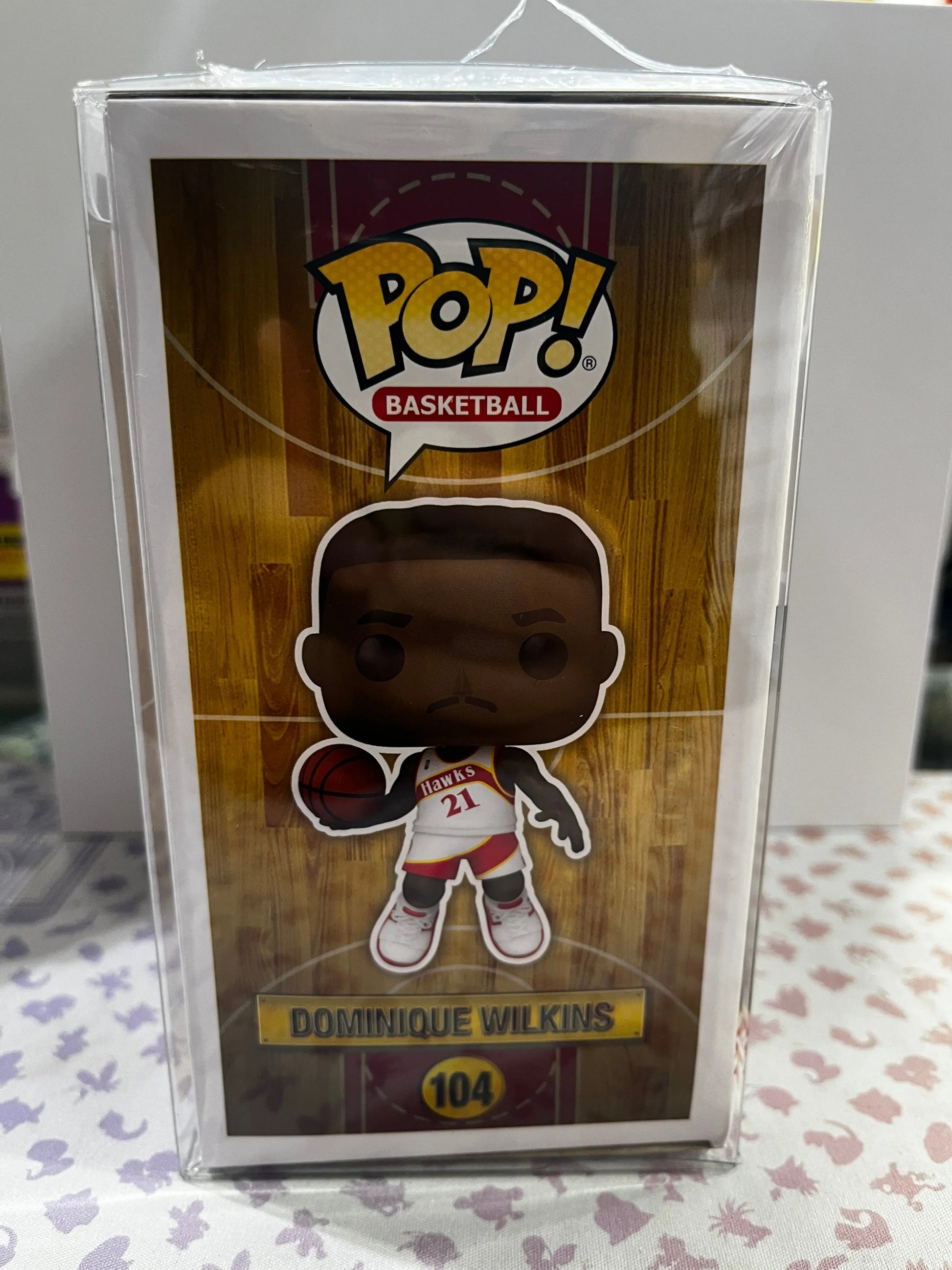 Funko Pop Vinyl Basketball Atlanta Hawks Dominique Wilkins #104 FRENLY BRICKS - Open 7 Days